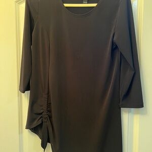 CLARA SUN WOO BLACK, TUNIC TOP